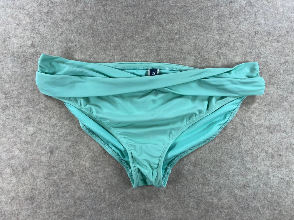 VM Maternity Twist Front Hipster Swim Bikini Bottom Mint Green Full Coverage XL